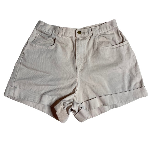 American Apparel Denim High Waisted Shorts - Picture 2 of 8